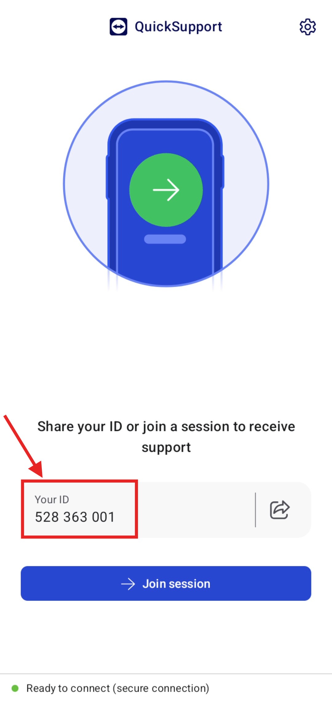 Step 12: Your ID main screen